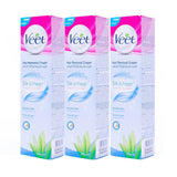 Offer Veet Hair Removal Cream for Sensitive Skin 100 ml×3