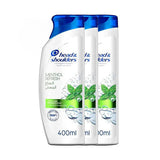 Offer Head & Shoulders Natural Mint Refreshing Anti-Dandruff Shampoo 400 ml x 3