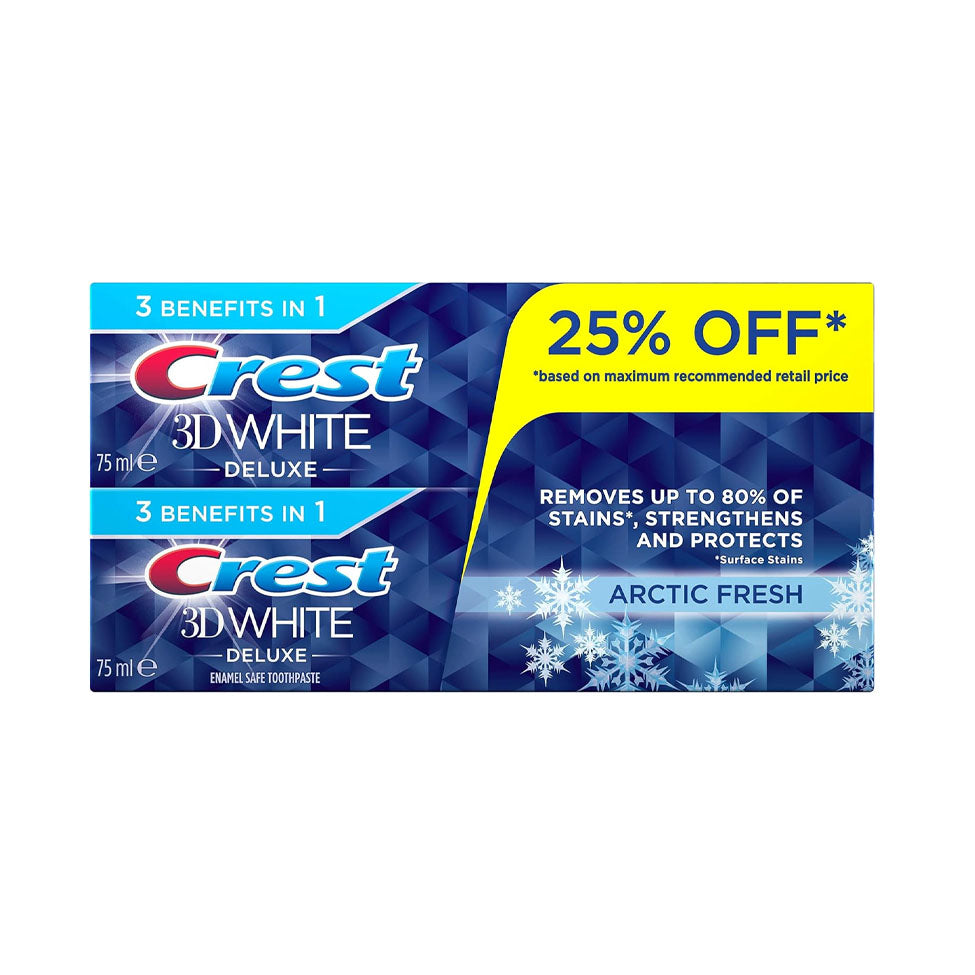 Crest 3D Deluxe Offer 2 * 75 ml