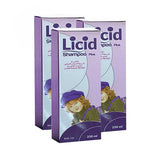 Lycid shampoo to eliminate lice, shampoo 250 ml x 3