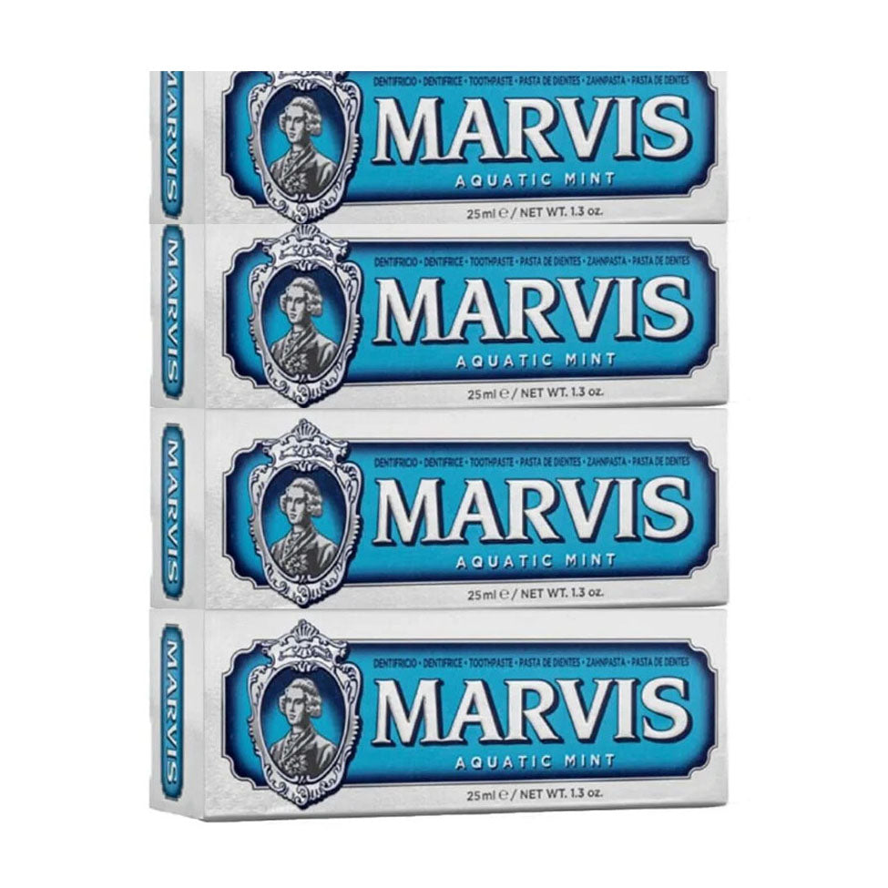 عرض مارفيس معجون أسنان بالنعناع المائي 25مل×4 |  صيدلية.كوم.