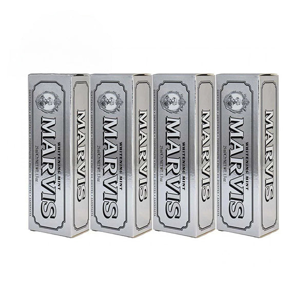 عرض مارفيس معجون أسنان بالنعناع للتبييض 25 مل ×4 |  صيدلية.كوم.