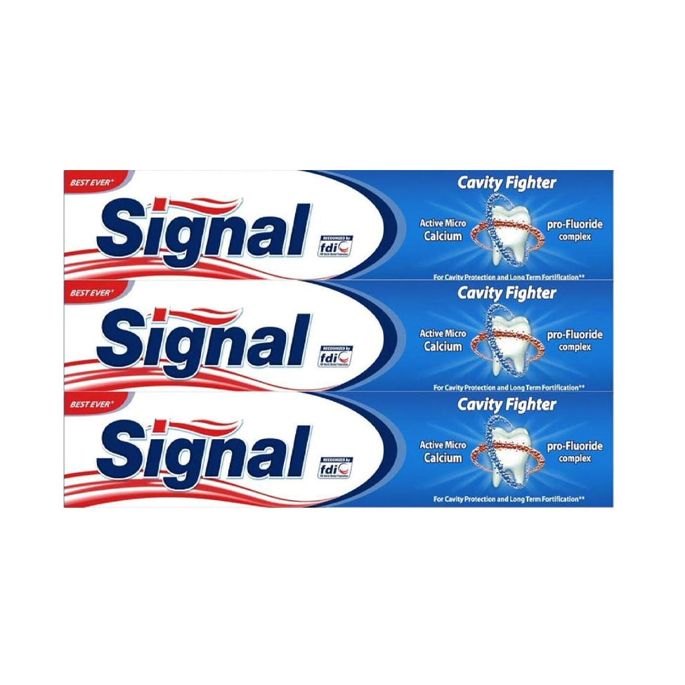 عرض سيجنال معجون أسنان مكافح للتسوس 120مل×3 |  صيدلية.كوم.