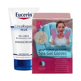 Offer of Eucerin Concentrated Hand Cream 5% Urea 75 ml + Gel Gloves to moisturize hands with jojoba oil, olive oil and Vitamin E for free