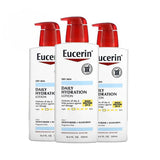 Offer Eucerin Daily Moisturizing Lotion for Dry Skin - 500ml x 3