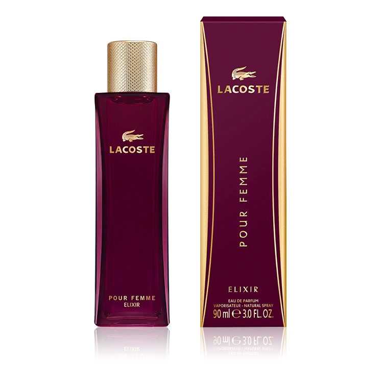 عطر بور فام اليكسير من لاكوست للنساء او دو بارفيوم.