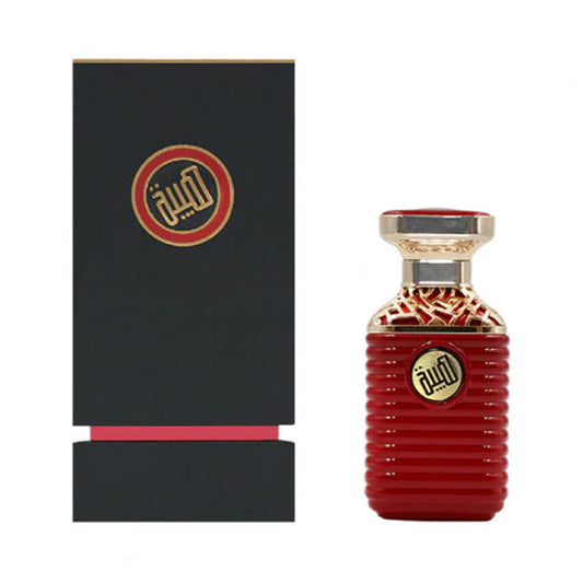 عطر هيبة الأحمر من الماجد للعود - او دو برفيوم 75مل.