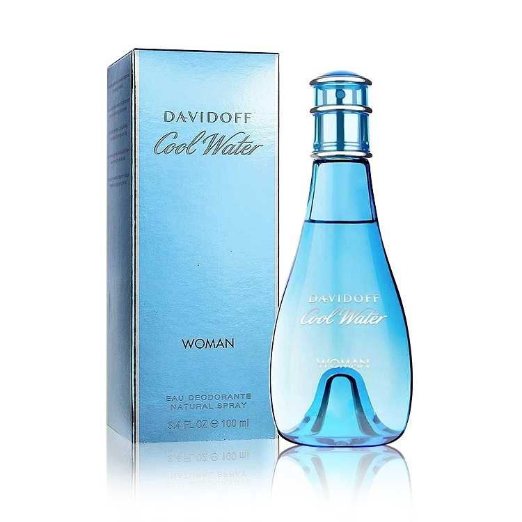 عطر كوول ووتر من دافيدوف للنساء - أو دو تواليت - 100 مل.