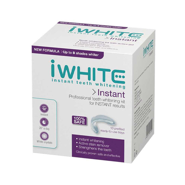 آي وايت قالب تبييض الأسنان الفوري 10 قوالب.