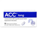 ACC Long Effervescent 600 mg 10 Tablets