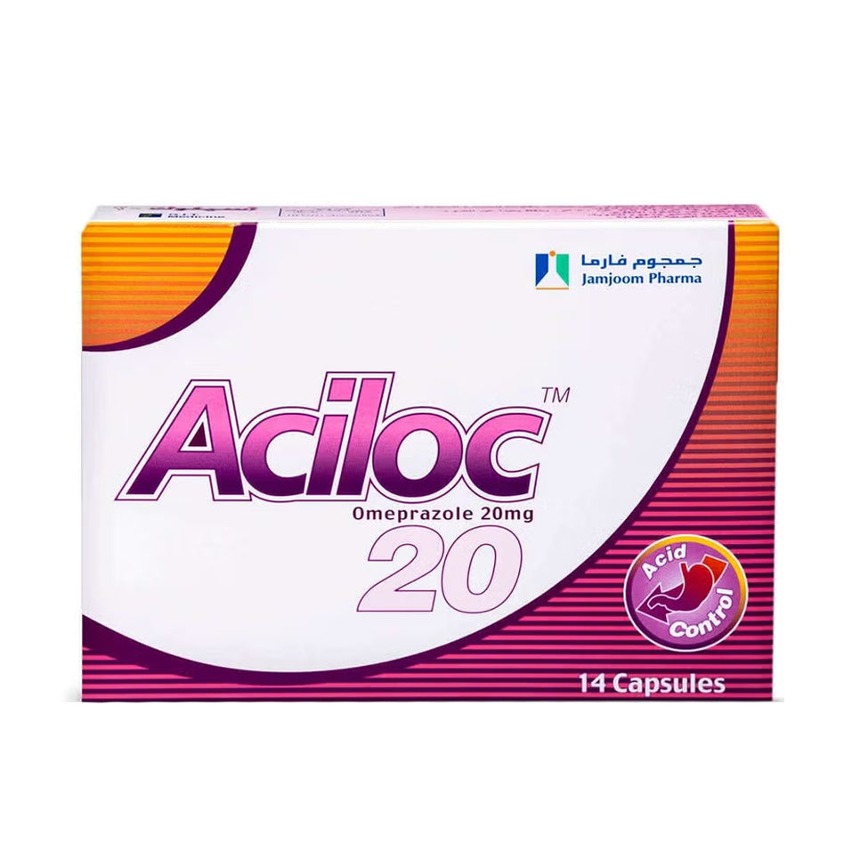 اسيلوك 20 مجم 14 كبسولات