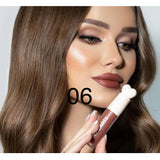 Hearts Liquid Lipstick Matte Blush Apricot Brown 006