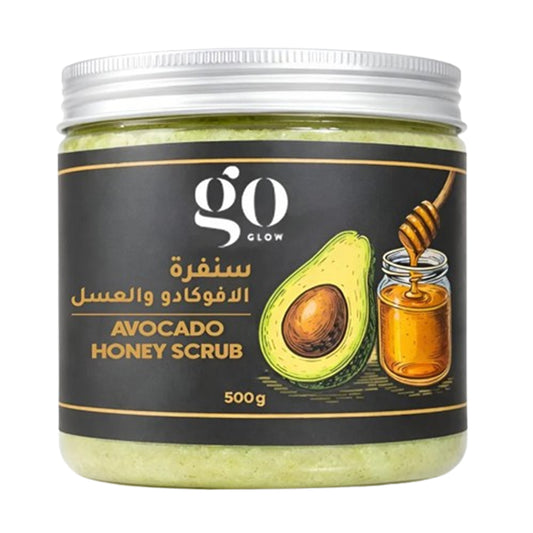 Go Glow Avocado and Honey Face and Body Scrub 500 g