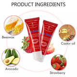 5- مرطب وملطف عالي التركيز شفايف بالفراولة من أيشن بيوتي 50 جرام