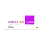 Actosmet 15 mg/850 mg 56 Tablets