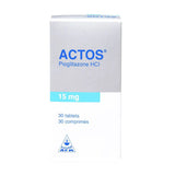 Actos 15 mg Tablet 30pcs