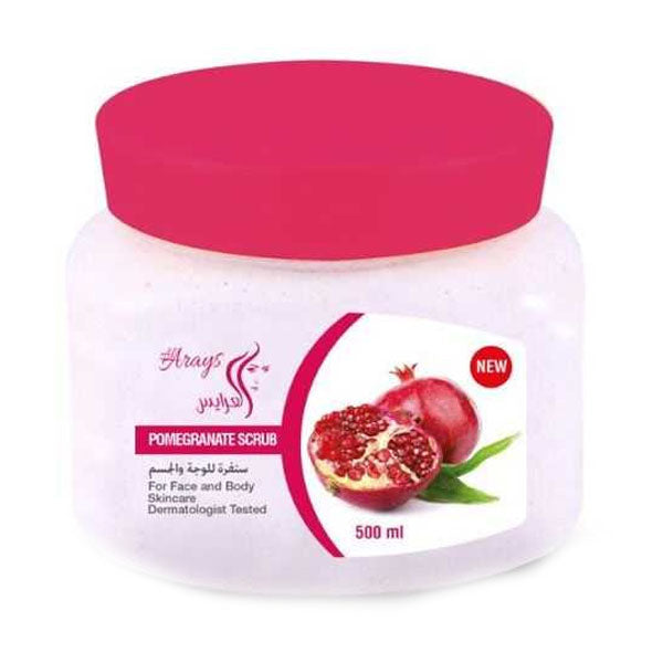 العرايس صنفرة للجسم بالرمان 500 مل.