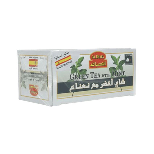 الضيافة أكياس أعشاب الشاي الأخضر مع النعناع