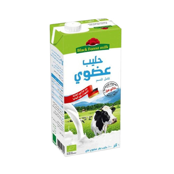 بلاك فوريست حليب عضوي كامل الدسم 