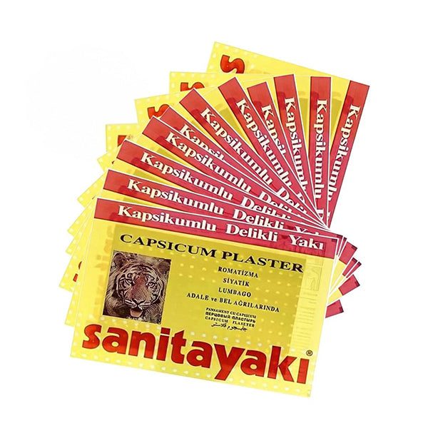 النمر سانتياكي لاصقة الفلفل لالام المفاصل والظهر 50 لصقة.