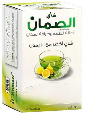 الصمان شاي اخضر بالليمون - 25 كيس - Sidalih.com || صيدلية.كوم