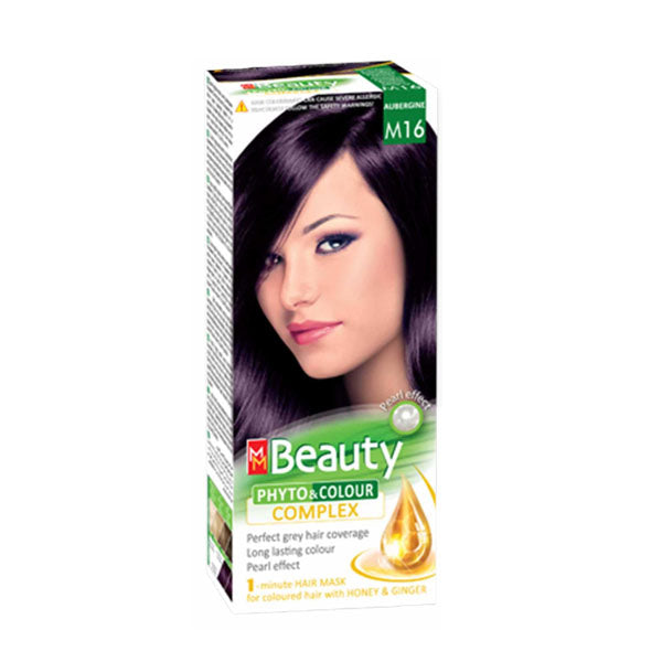 ام ام بيوتي صبغة شعر 16 باذنجاني.