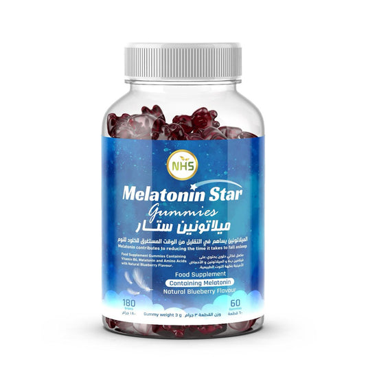 ان اتش اس ميلاتونين ستار 60 قطعة.