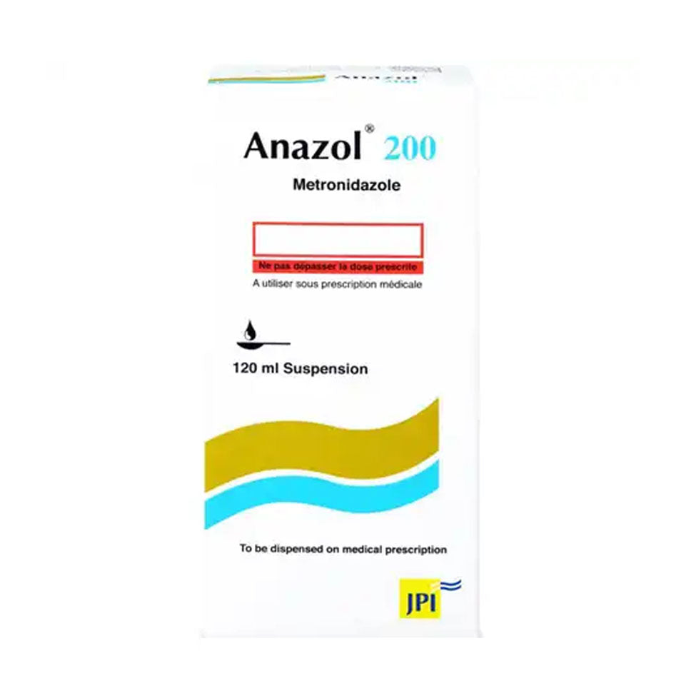 Anazole 200 mg suspension 120 ml