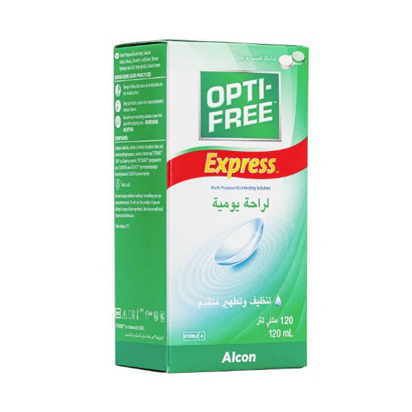 أوبتي فري محلول طبي للعدسات 120 مل.