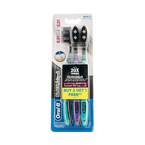 أورال بى فرشاة أسنان ألترا للثة حساسة 2 + 1