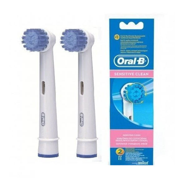 أورال بي رؤوس فرش أسنان سينسيتيف باور - 2 عبوة.