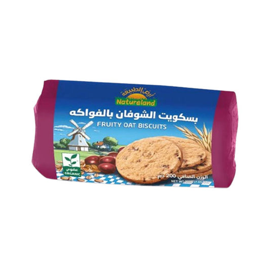 أرض الطبيعة بسكويت الشوفان بالفواكه 