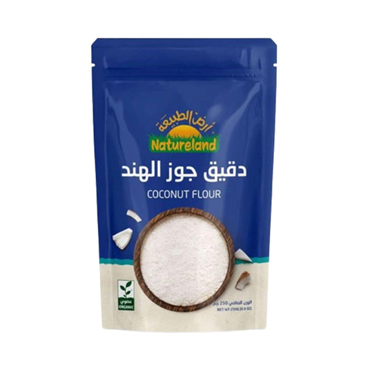 أرض الطبيعة دقيق جوز الهند 