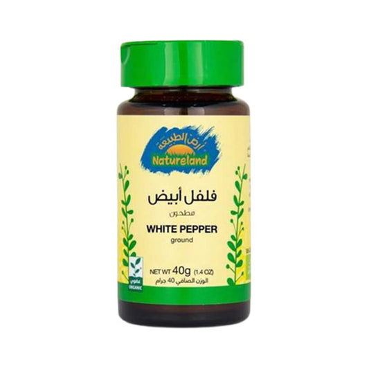 أرض الطبيعة فلفل أبيض 