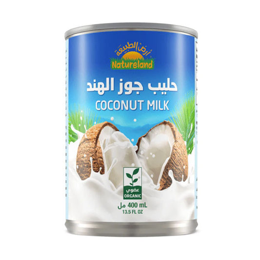 أرض الطبيعة حليب جوز الهند