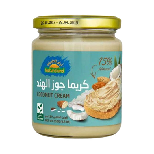 أرض الطبيعة كريما جوز الهند 