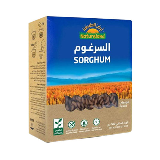 أرض الطبيعة معكرونة السرغوم فوسيلي 