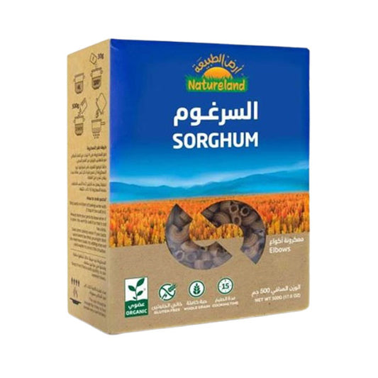 أرض الطبيعة معكرونة السرغوم  أكواع 