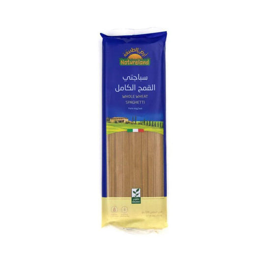 أرض الطبيعة مكرونة سباجيتى القمح الكامل
