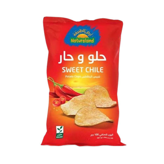 أرض الطبيعة شيبس البطاطس حلو و حار 