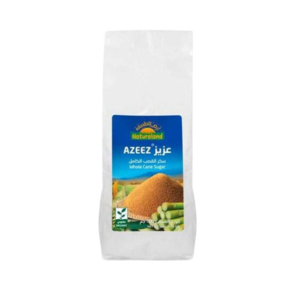 أرض الطبيعة سكر القصب الكامل عزيز