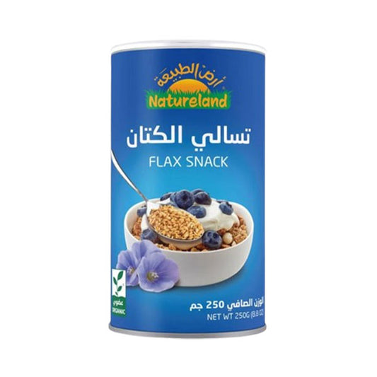 أرض الطبيعة تسالي الكتان 