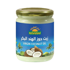 أرض الطبيعة زيت جوز الهند البكر 