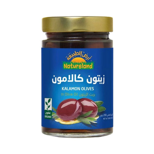 أرض الطبيعة زيتون كالامون بزيت الزيتون