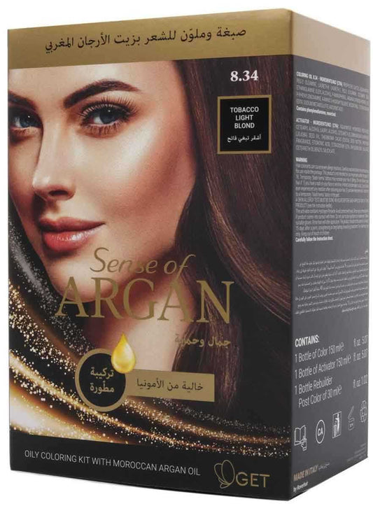 أرجان صبغة وملون للشعر بزيت الأرجان 8.34