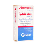 Arcoxia 60 mg 74 tablets