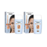 Offer isdin Liquid Sunscreen SPF 50+ 50 ml *2