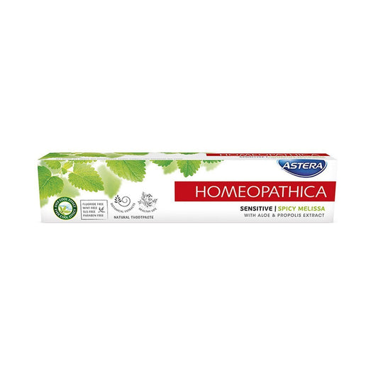Astera Homeopathica Sensitive Toothpaste Spicy Melissa Flavor 75 Ml