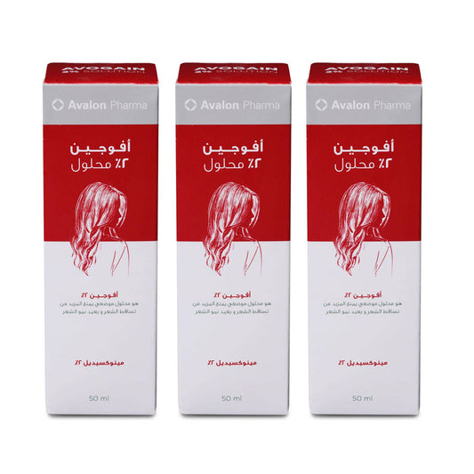 بخاخ تساقط الشعر عرض افوجين 2% محلول 50 مل ×3 |  صيدلية.كوم.