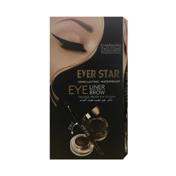 ايفير ستار تاتو حواجب 2 في 1 مضاد للماء.